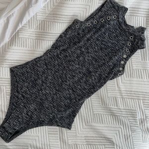 Grey bodysuit